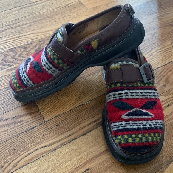 Born serape blanket mule shoes. Size 8/39 - Picture 2 of 7